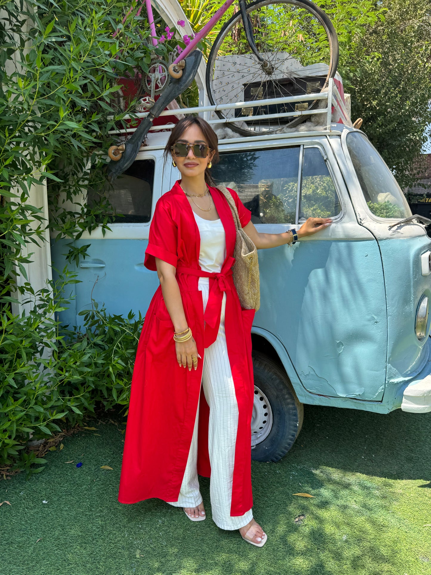 Vibrant Half sleeved Dress