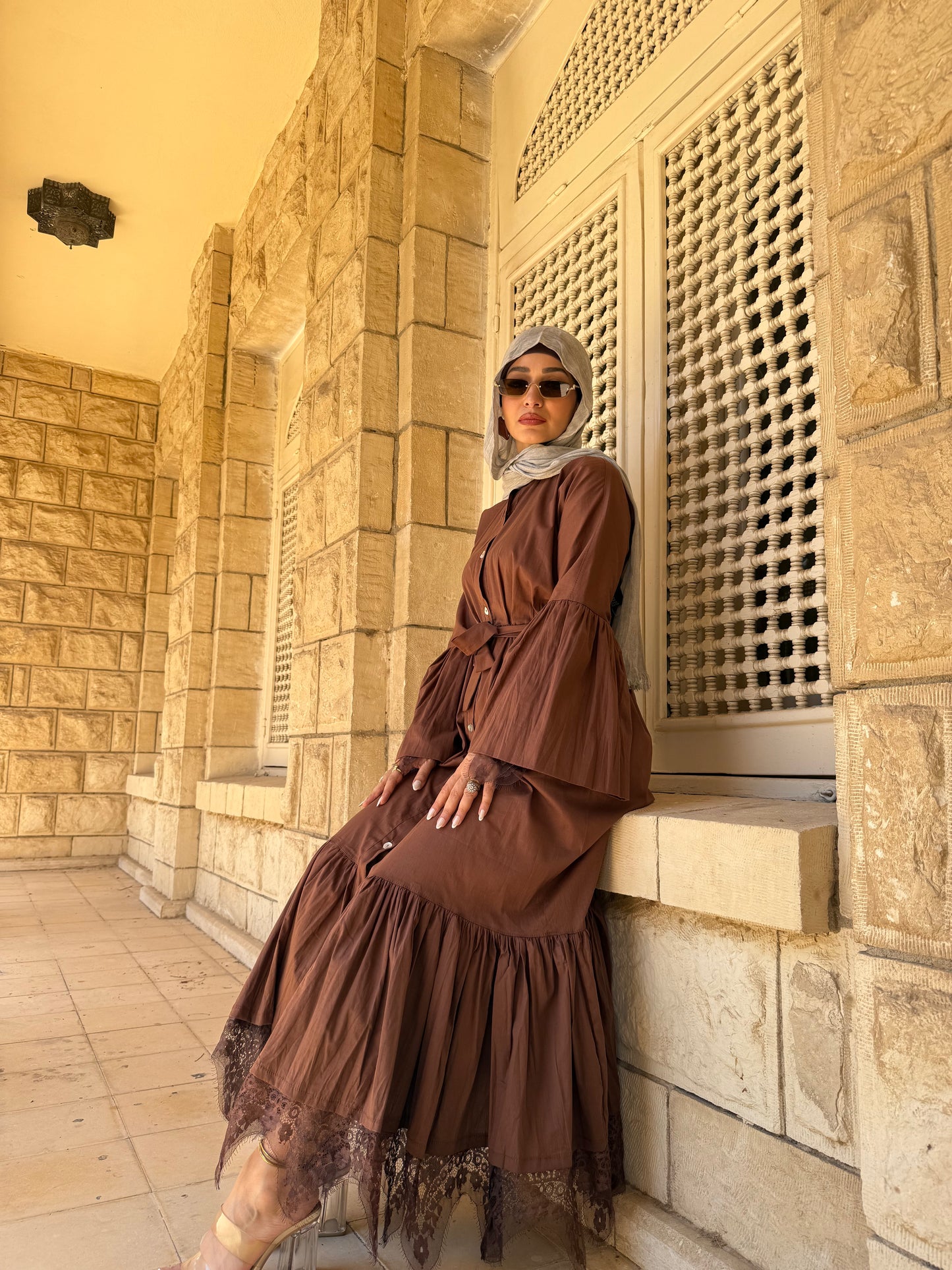 Dentelle-Tail Dress