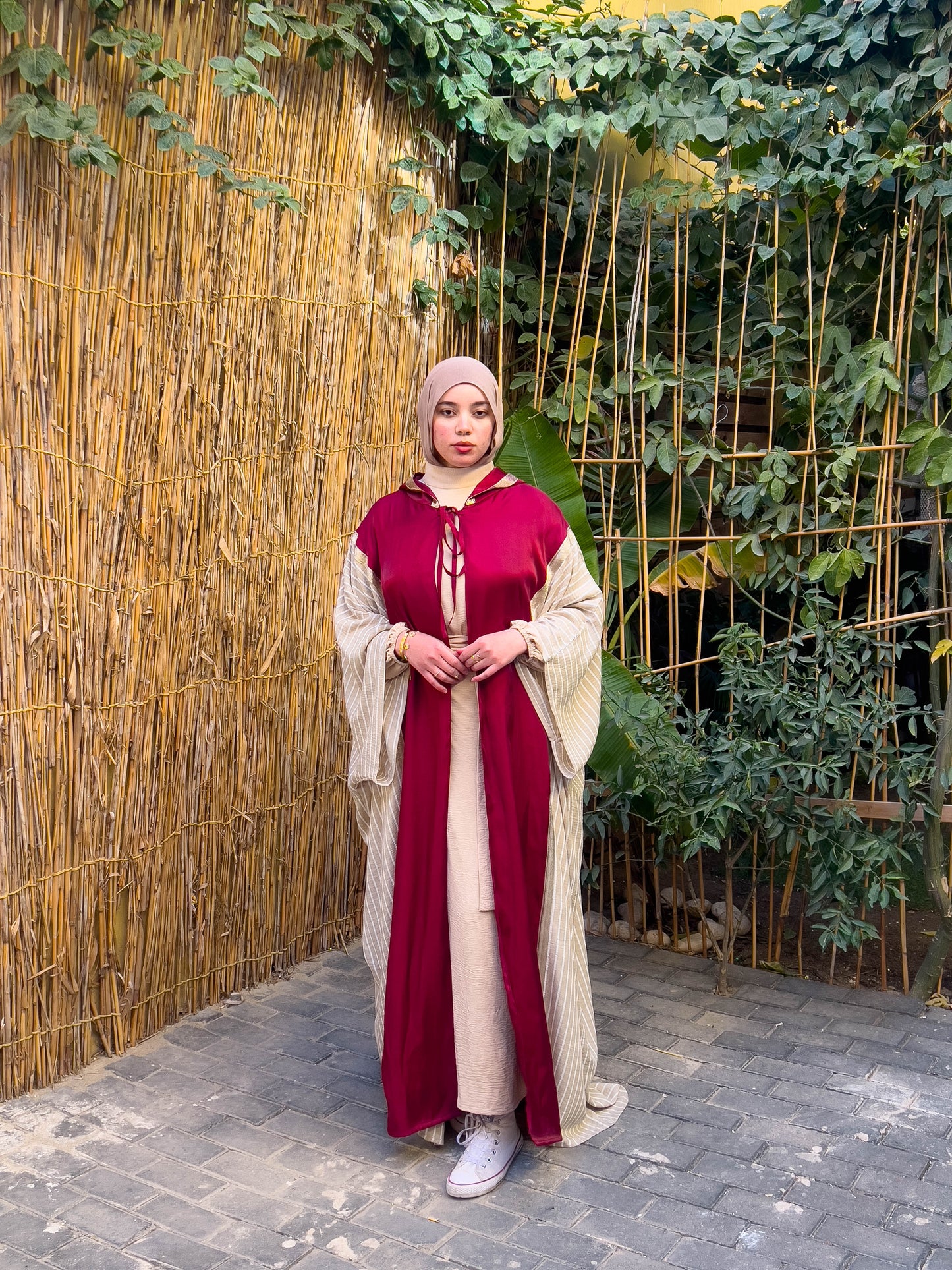 Striped Abaya