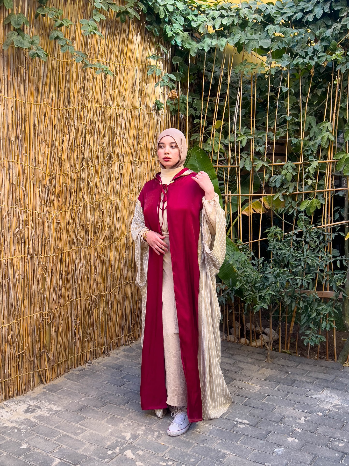 Striped Abaya