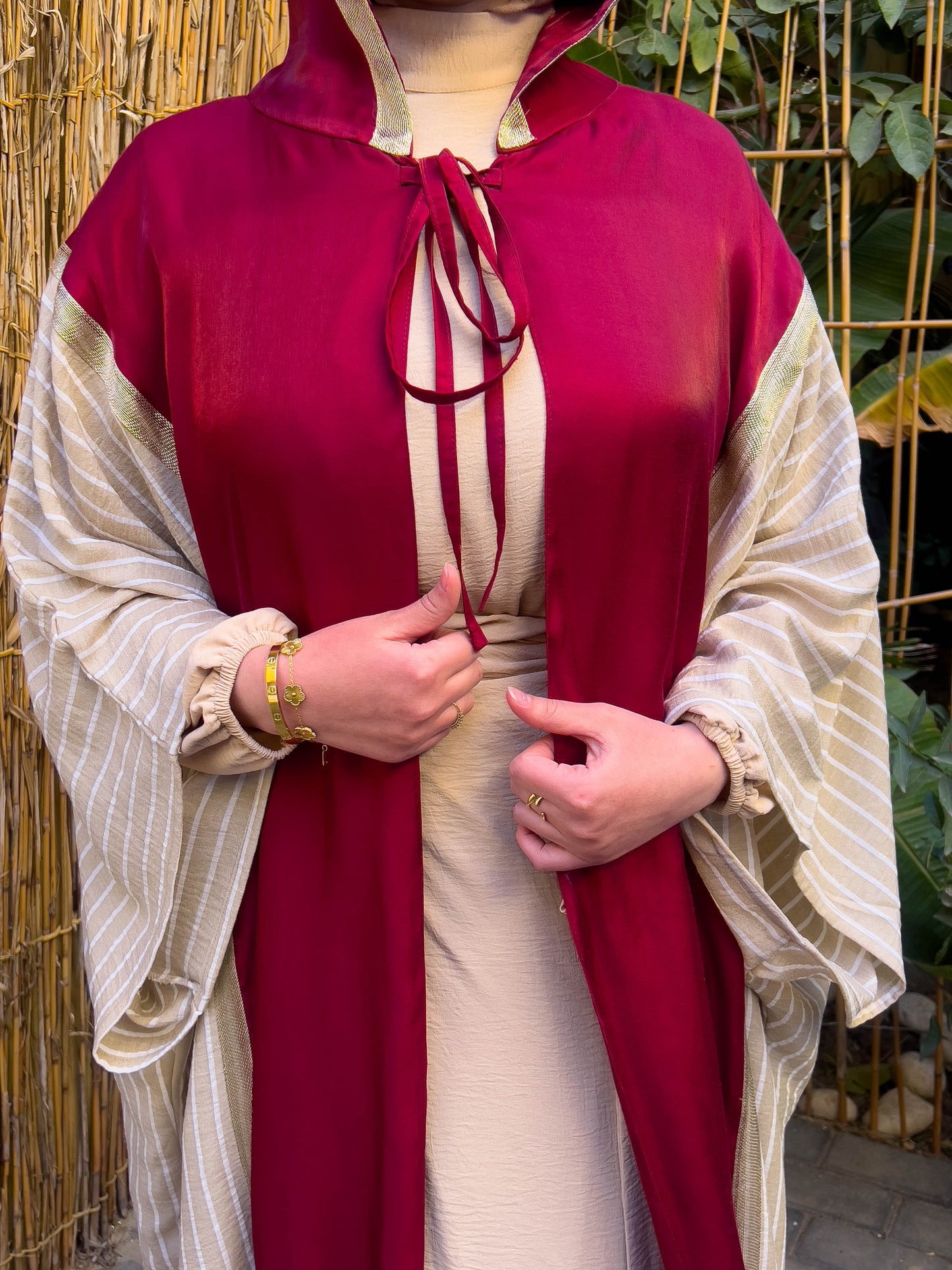 Striped Abaya