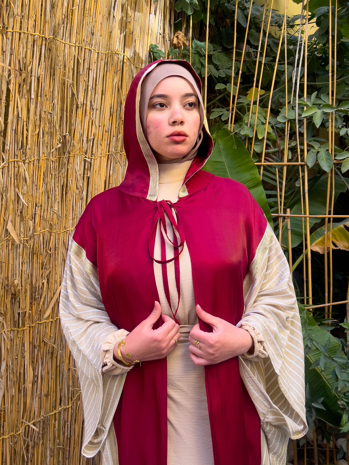 Striped Abaya
