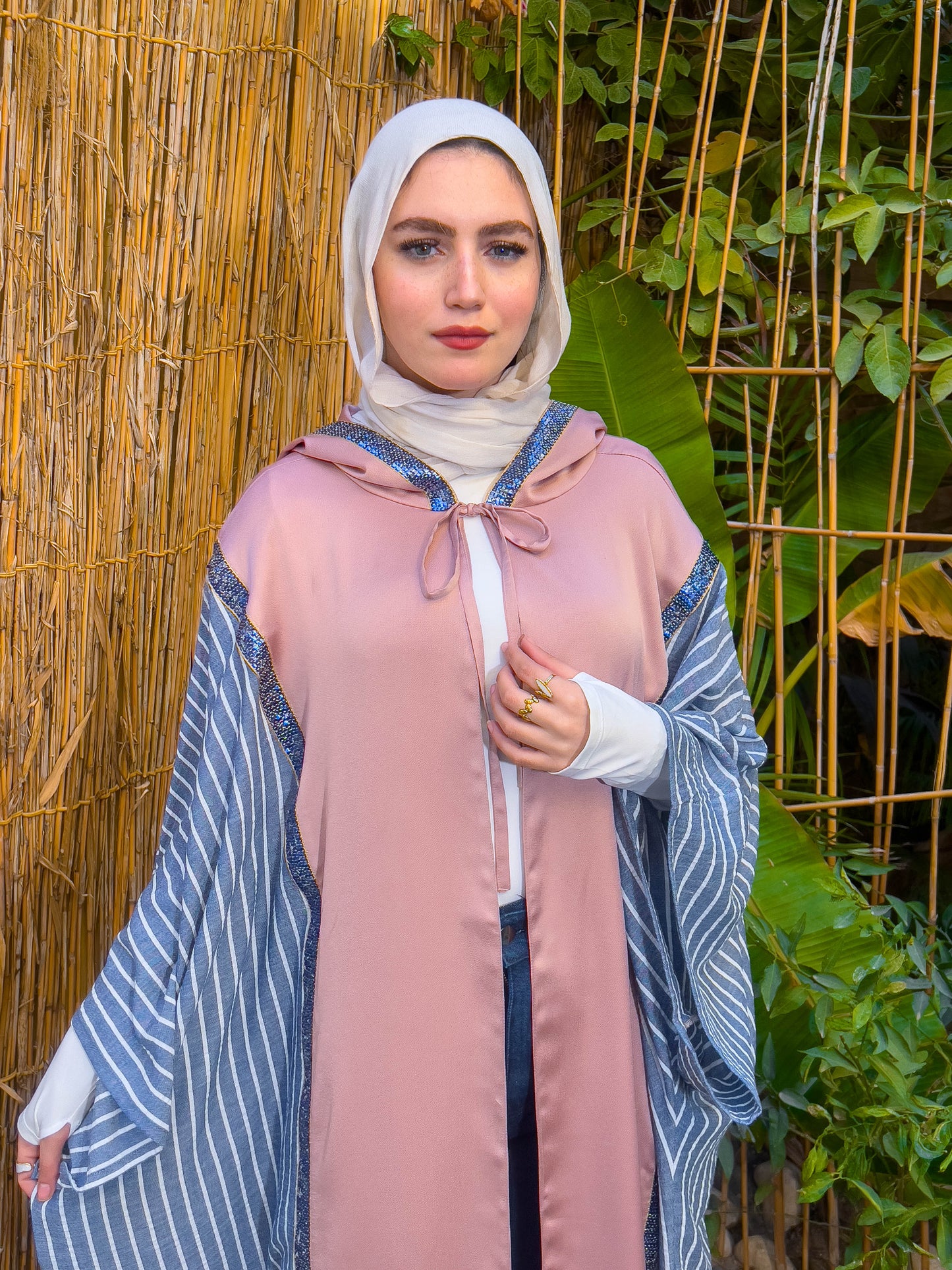 Striped Abaya