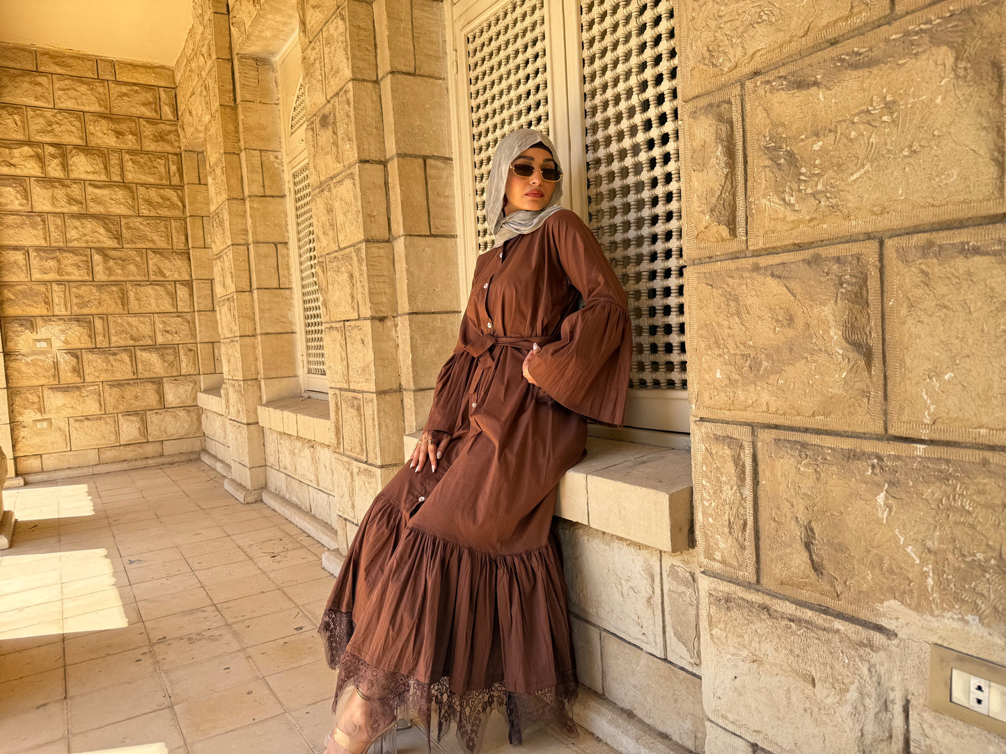 Dentelle-Tail Dress