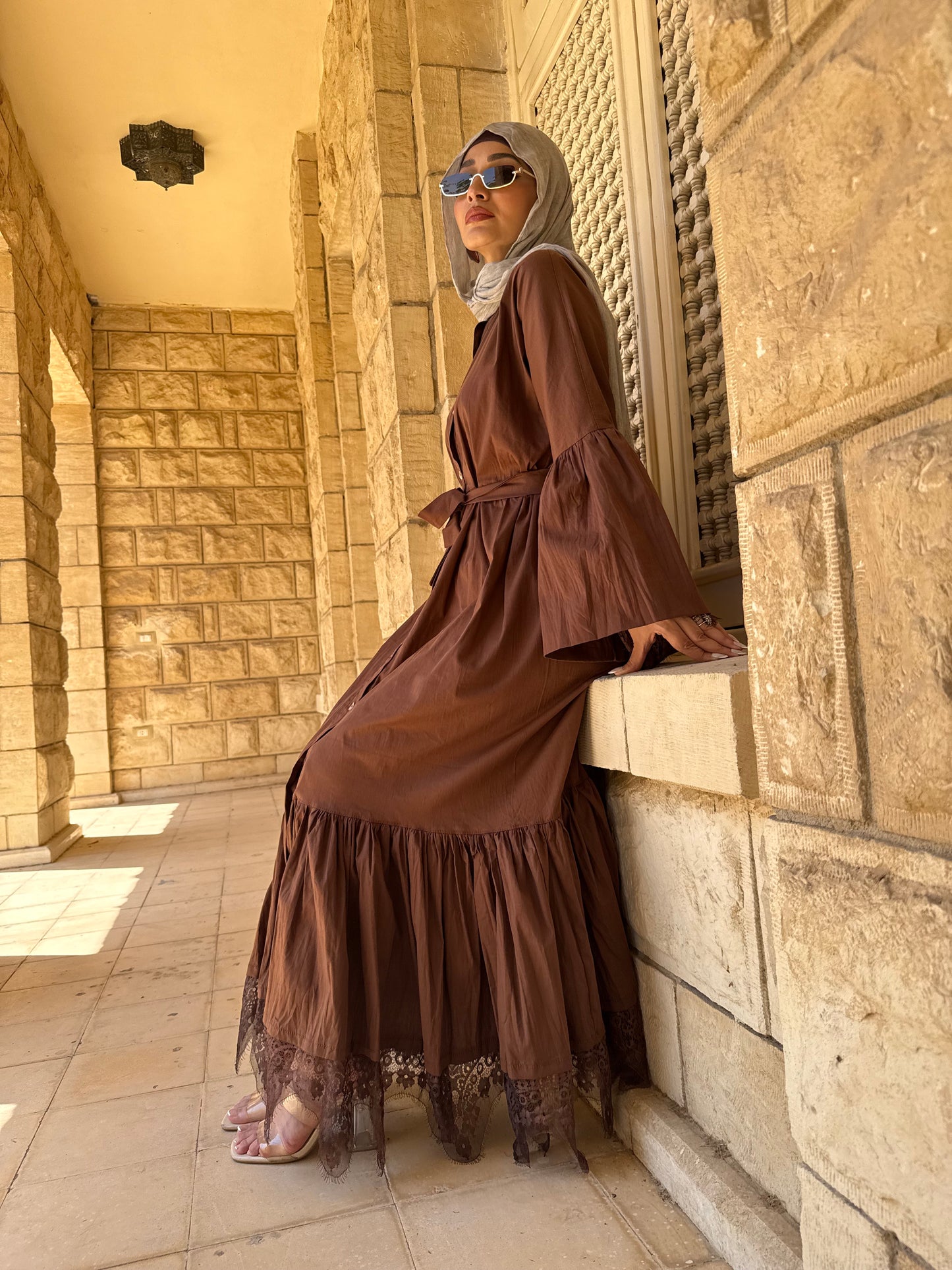Dentelle-Tail Dress