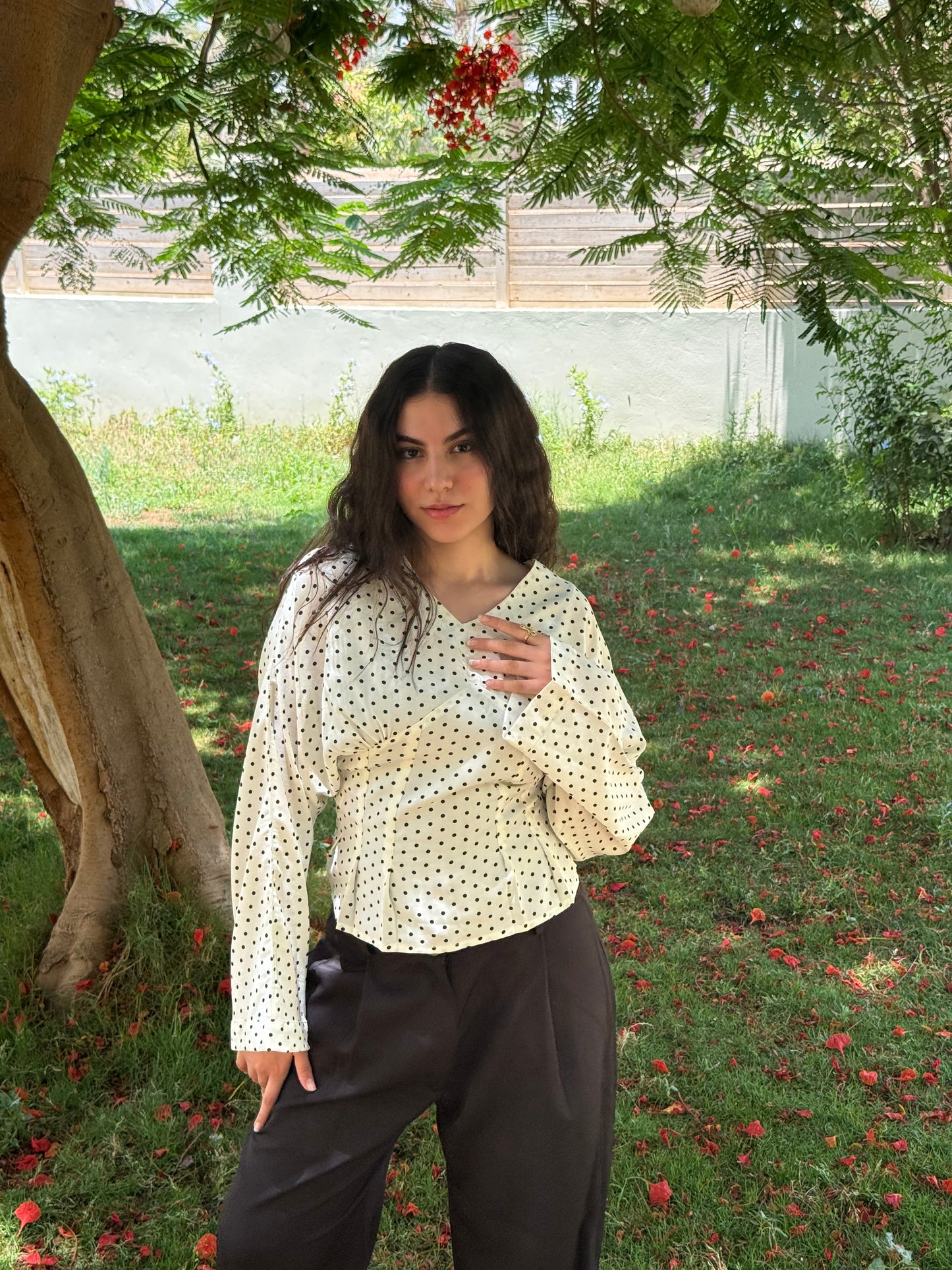 Polka Blouse