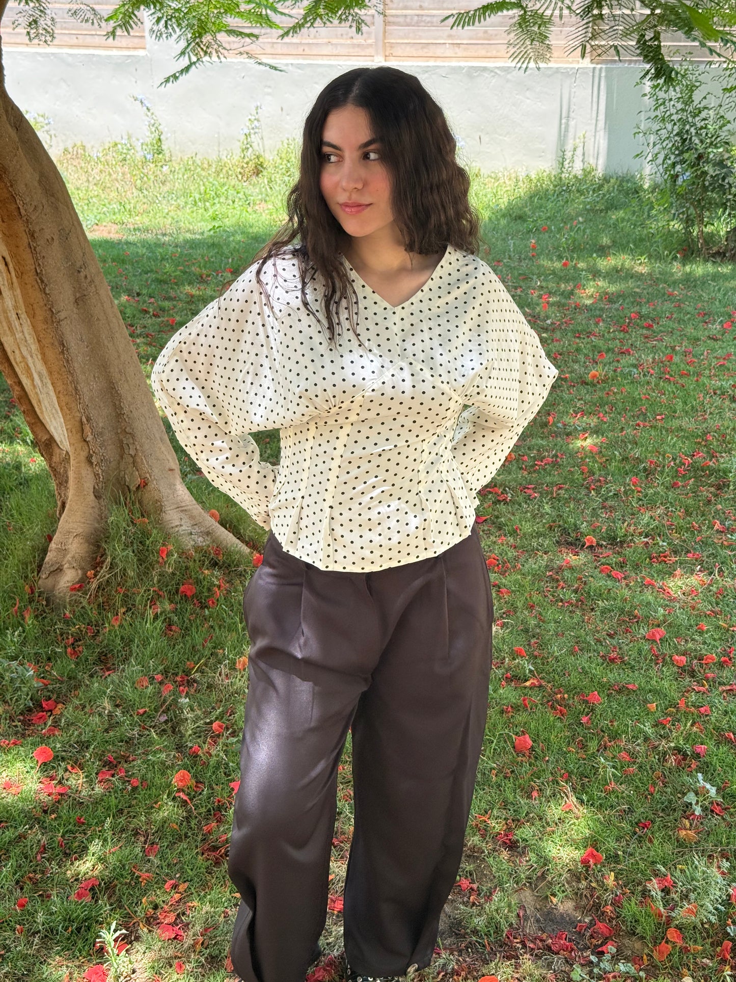 Polka Blouse