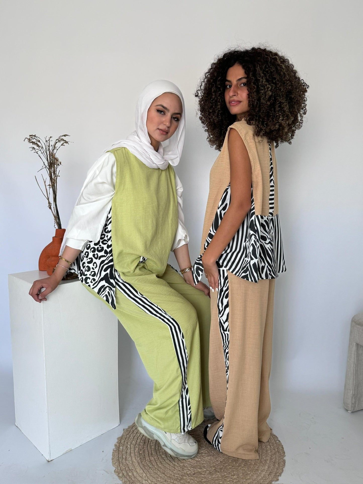 ZebraxStripped Suit