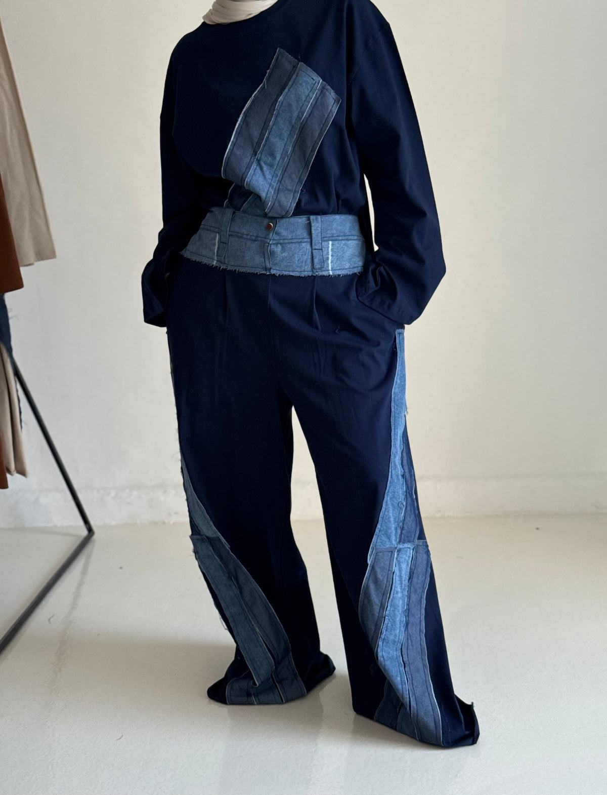 Denim Patchwork set