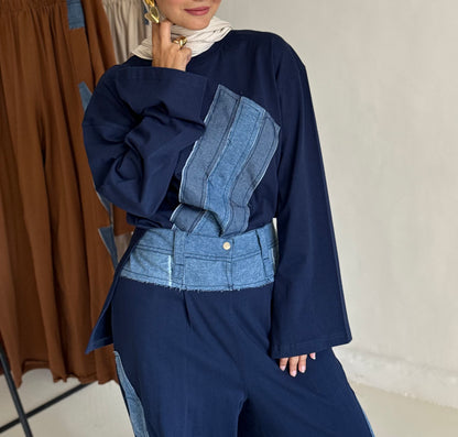 Denim Patchwork set