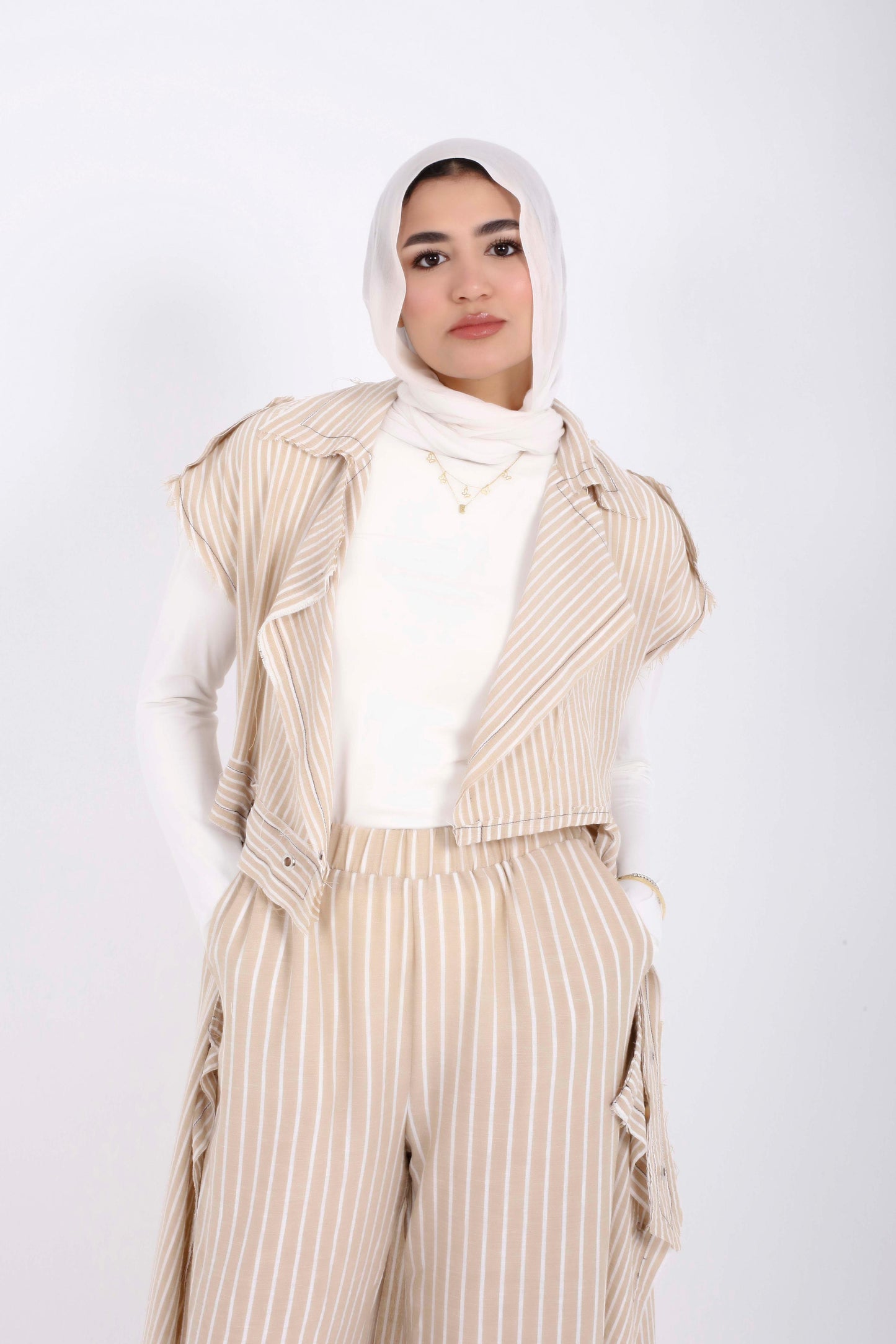 Lined Linen cardigan