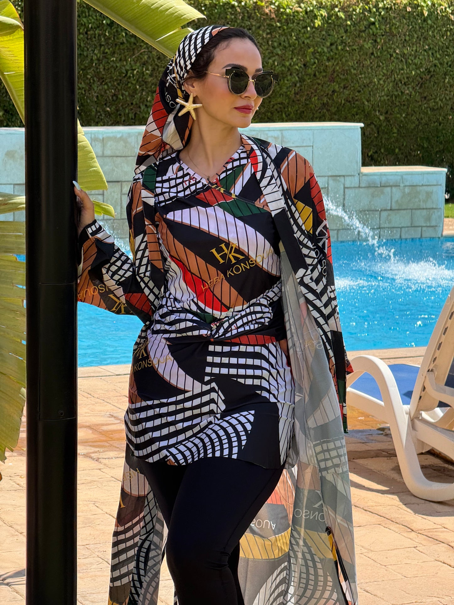 Fine Lines Burkini