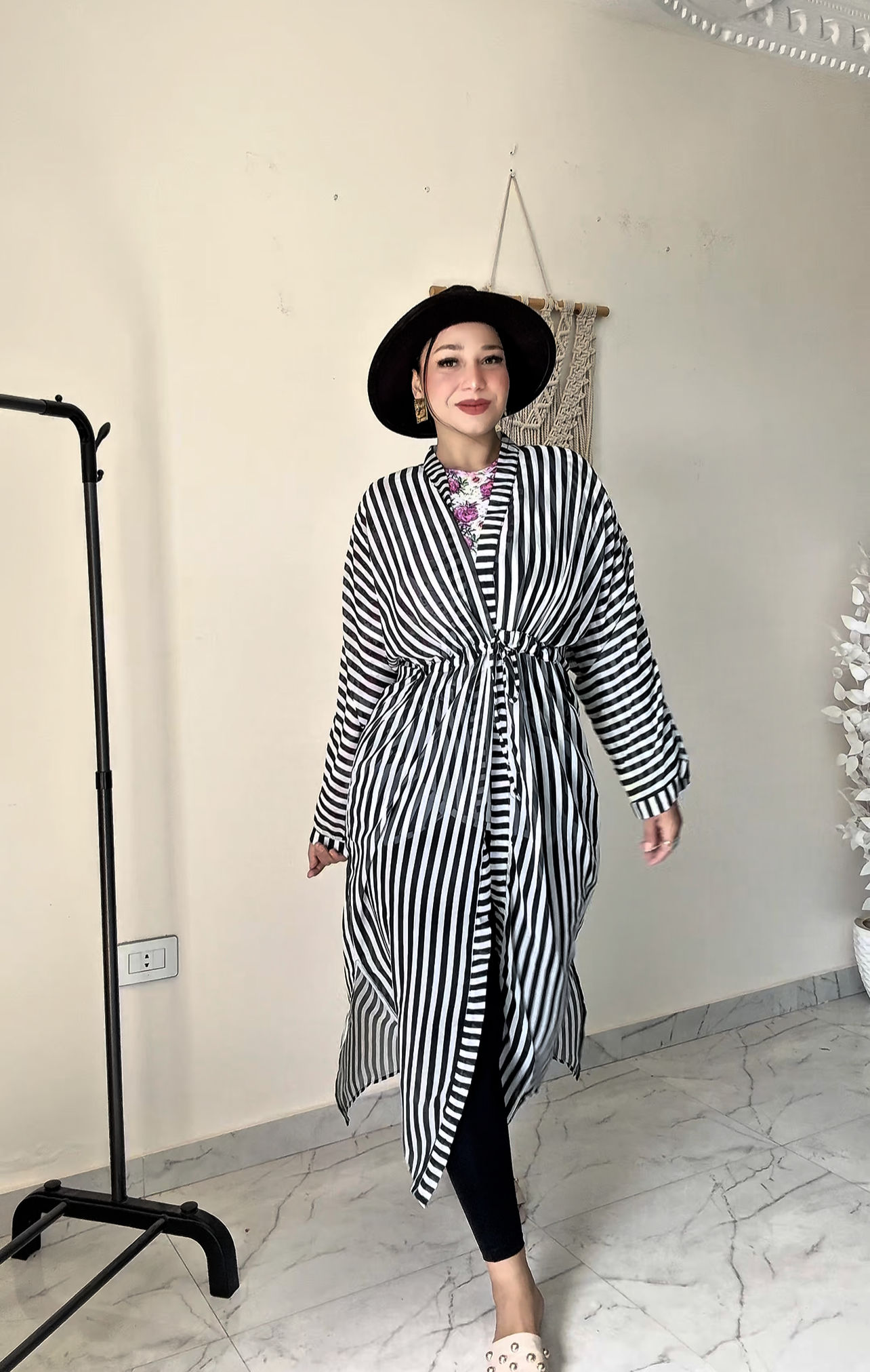 Floral Stripes Burkini