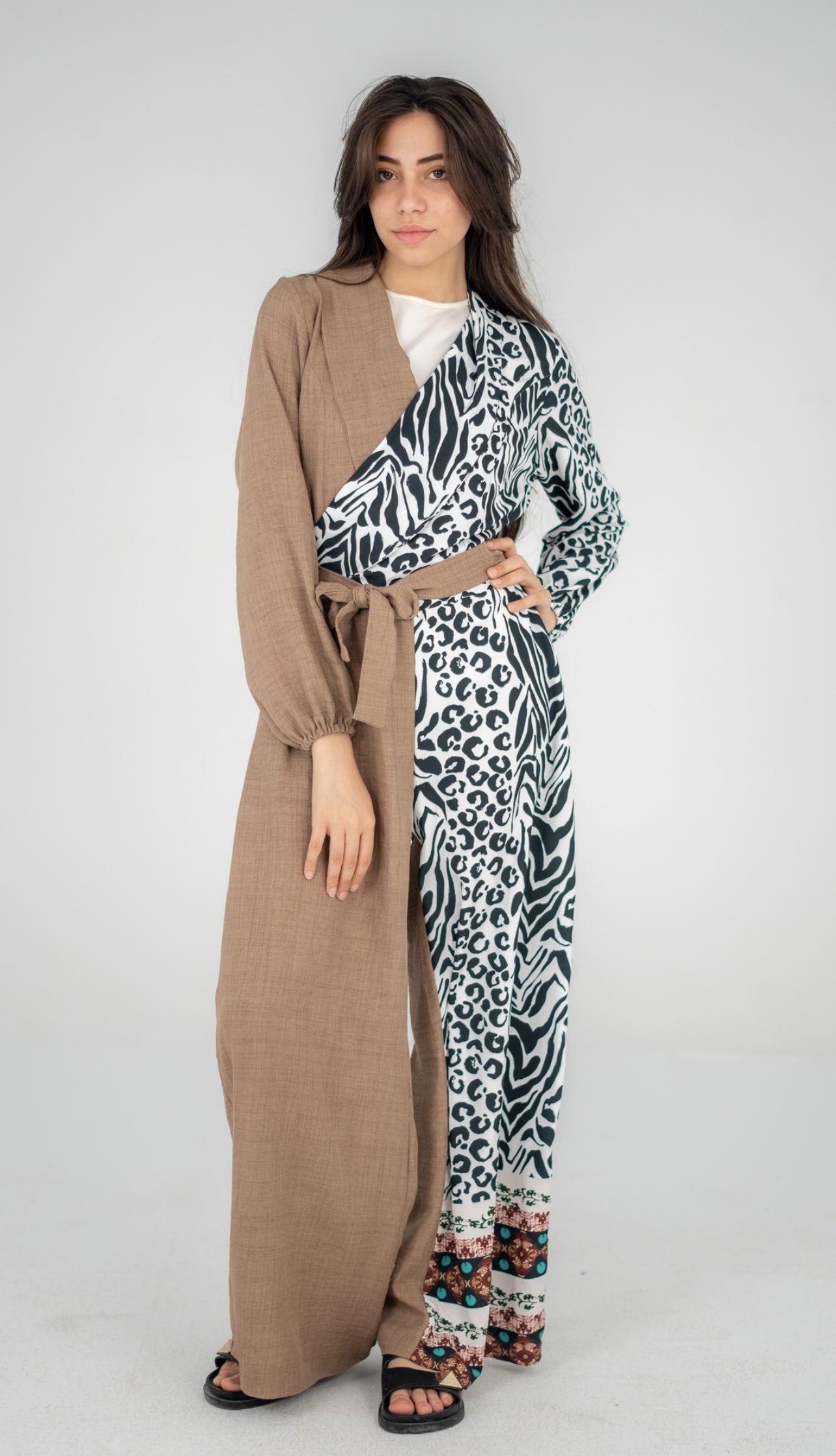 Half & Half Jumpsuit