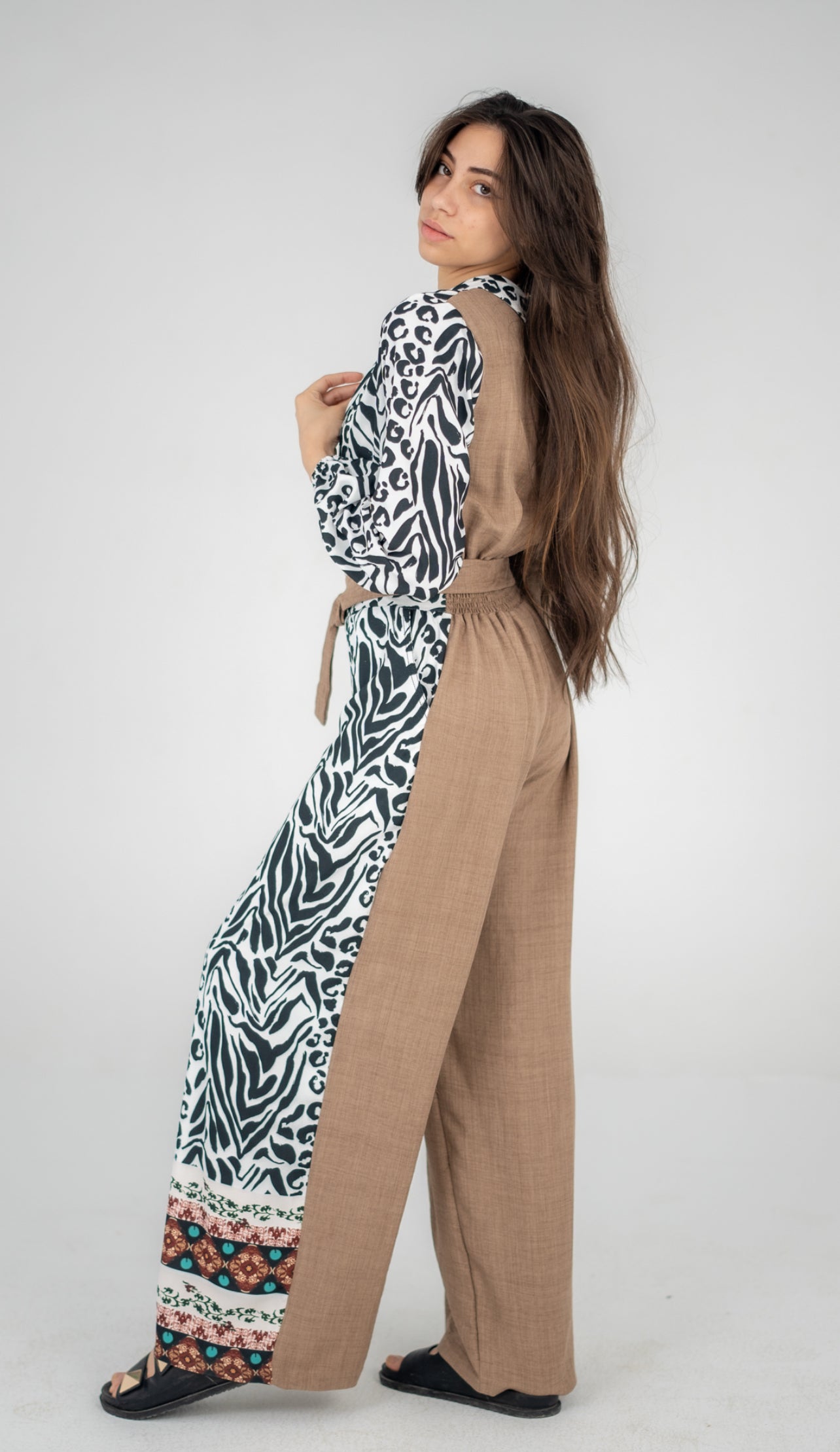 Half & Half Jumpsuit