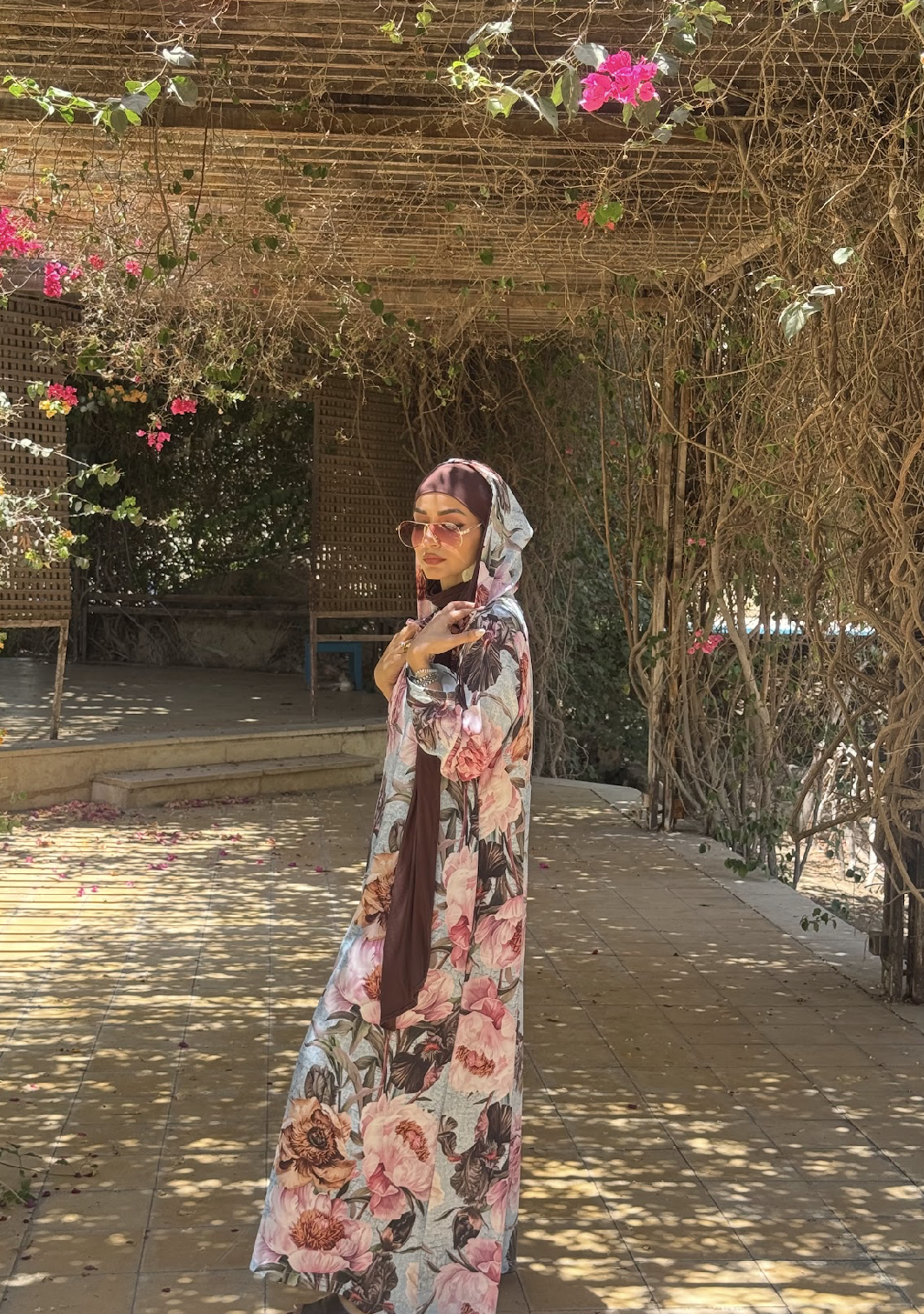 Casual Abaya - Flowers