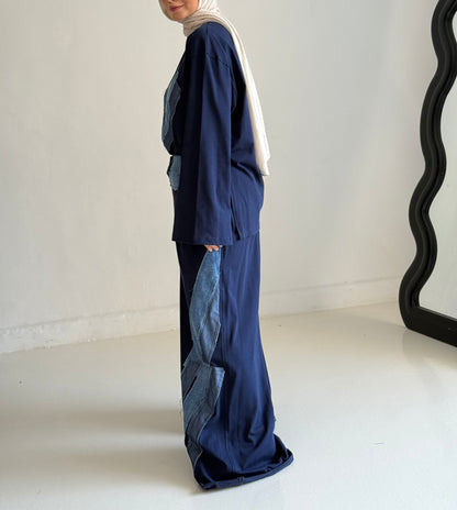 Denim Patchwork set