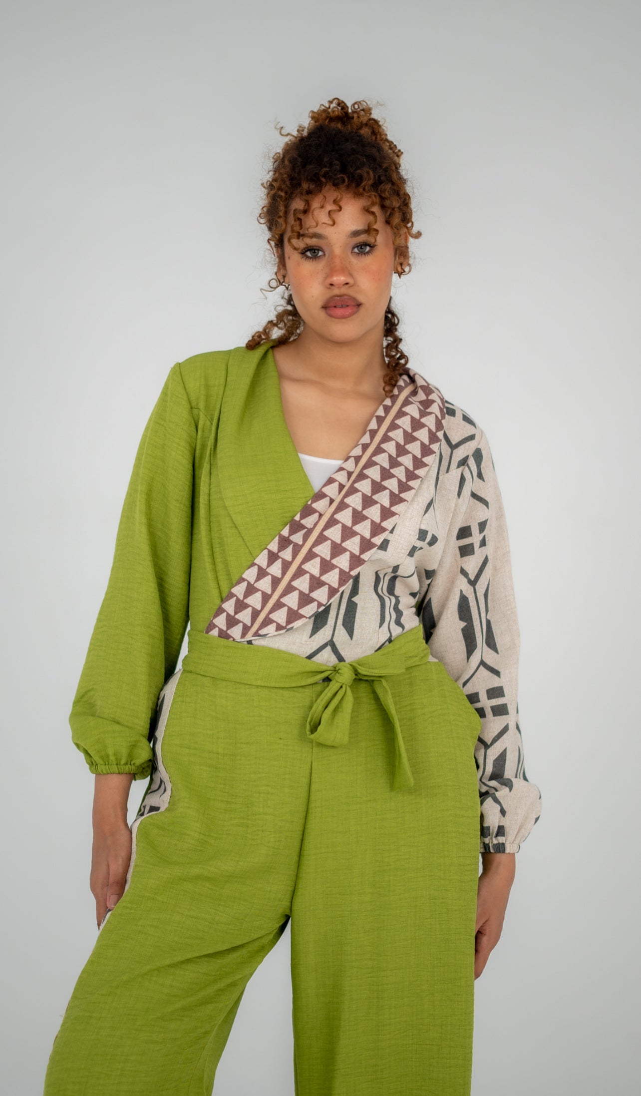 Half & Half Jumpsuit