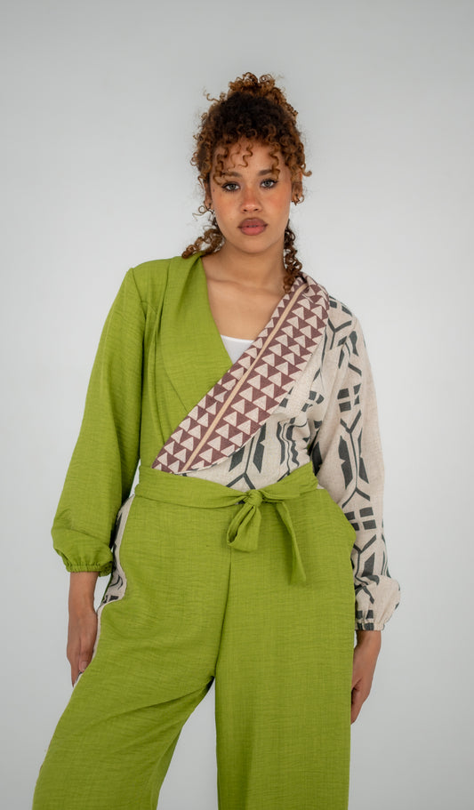Half & Half Jumpsuit