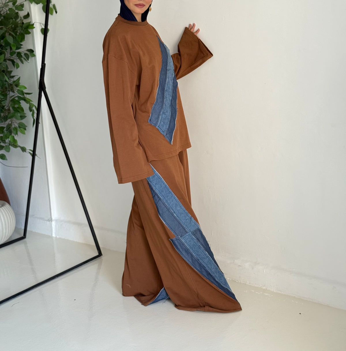 Denim Patchwork set