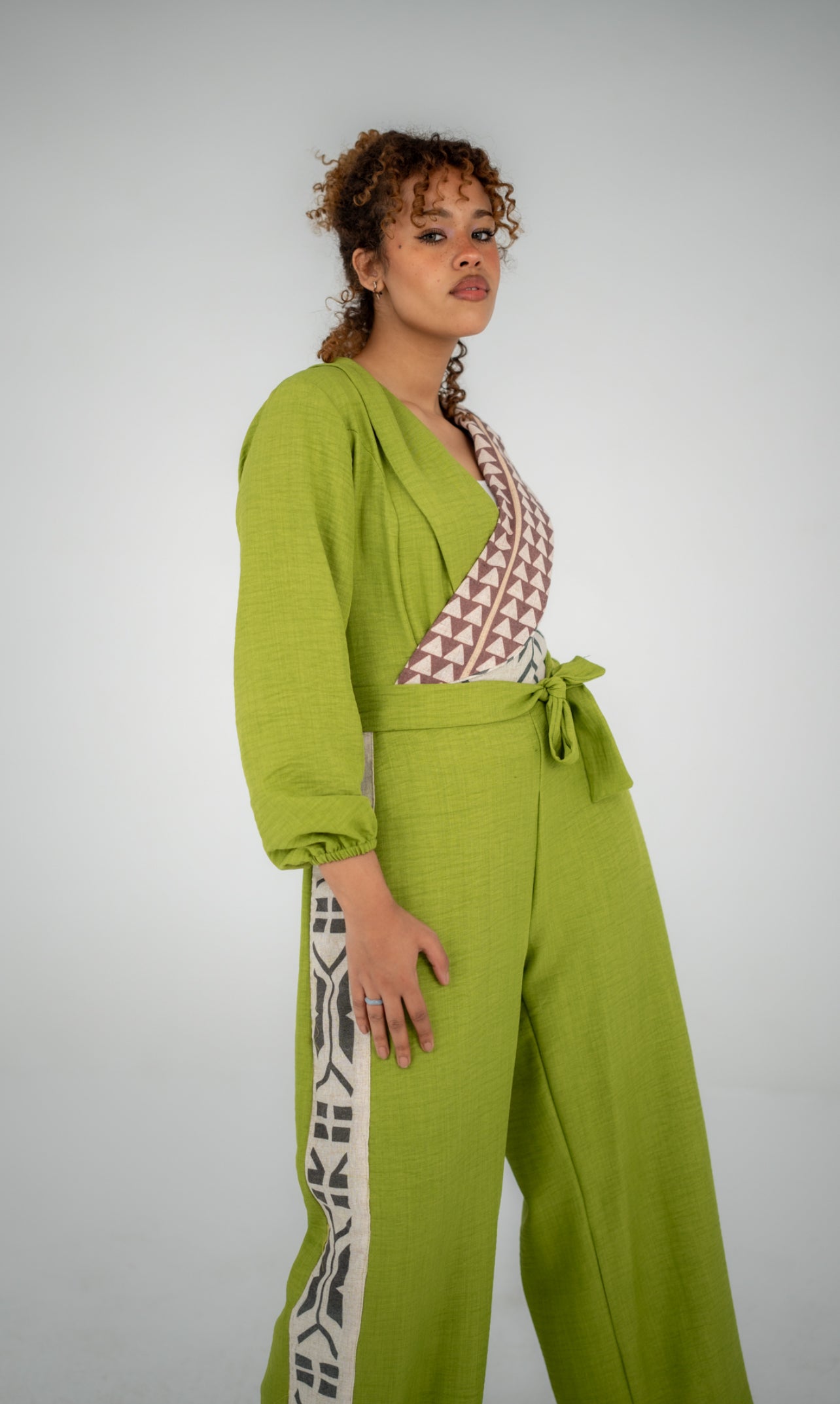 Half & Half Jumpsuit