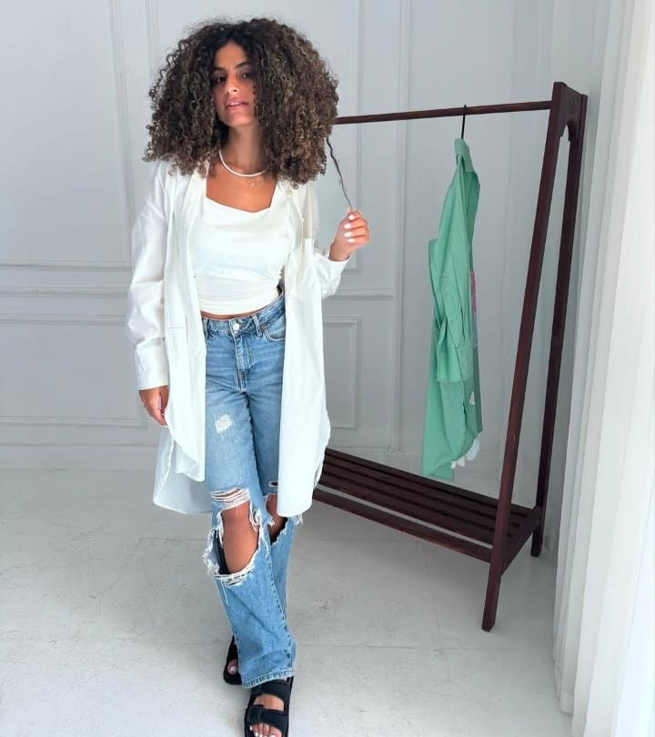 Printed Oversized Chemise