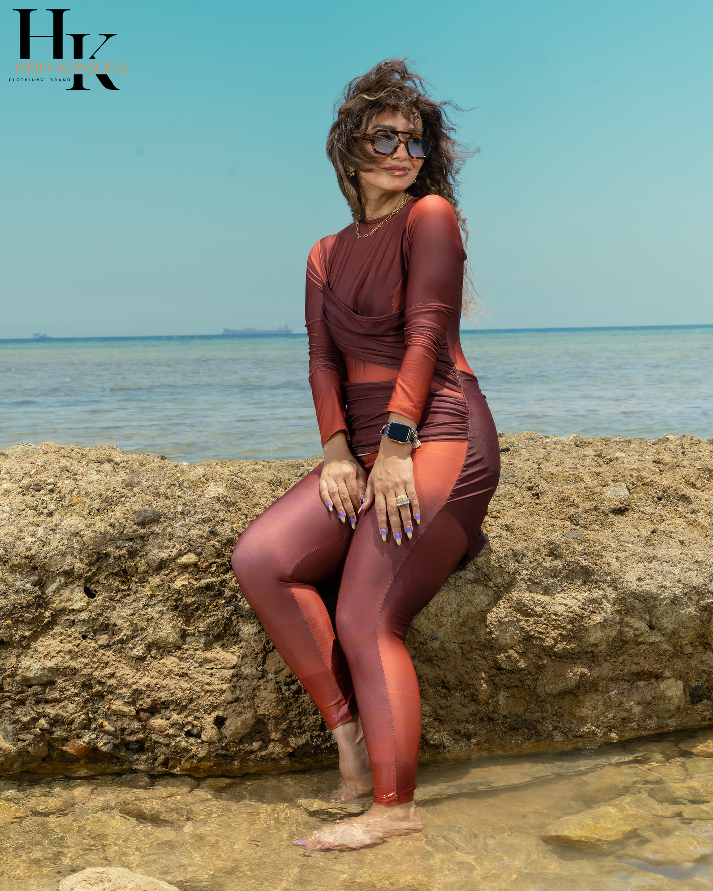 Maroon Islands Burkini