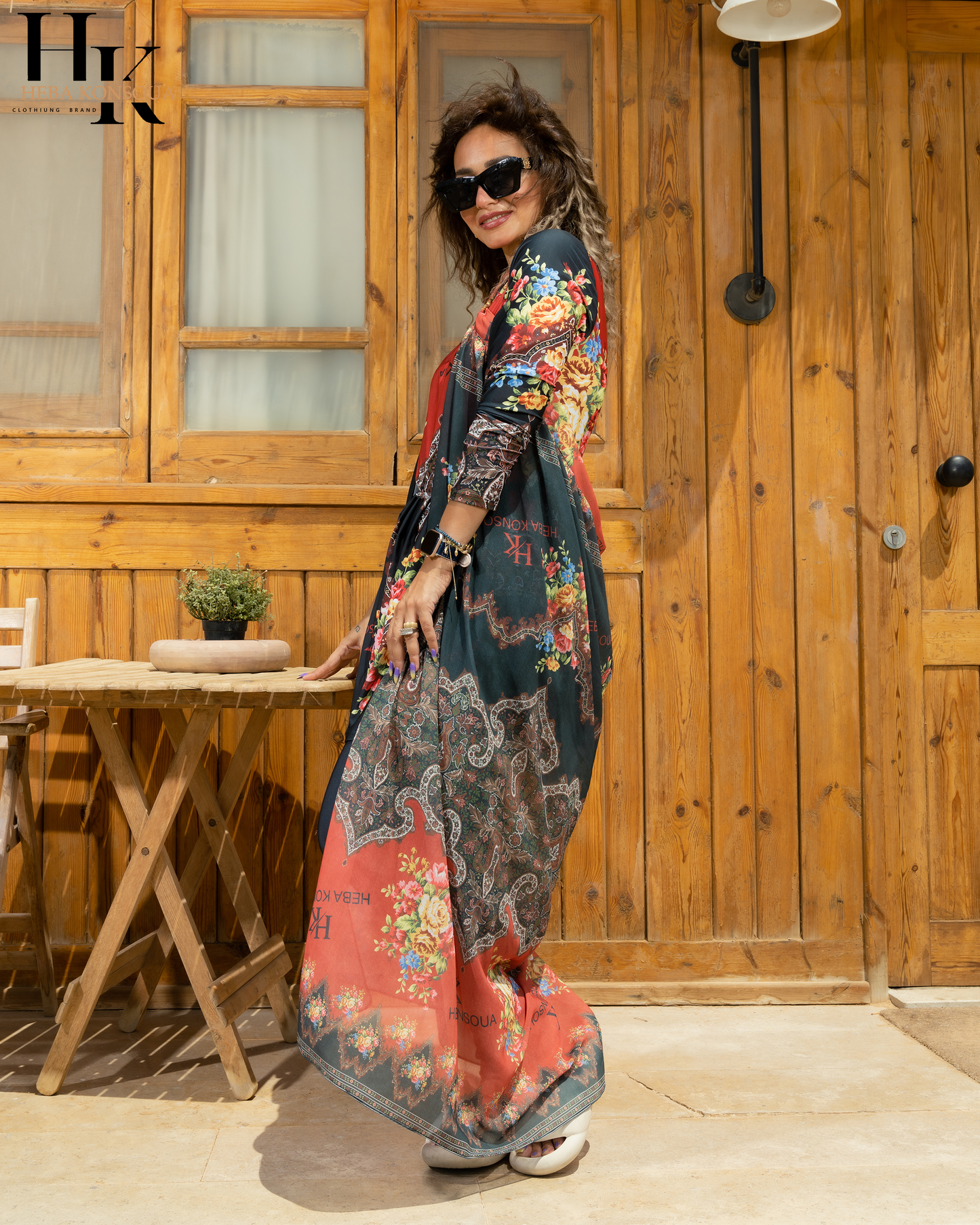Red Flowers Burkini