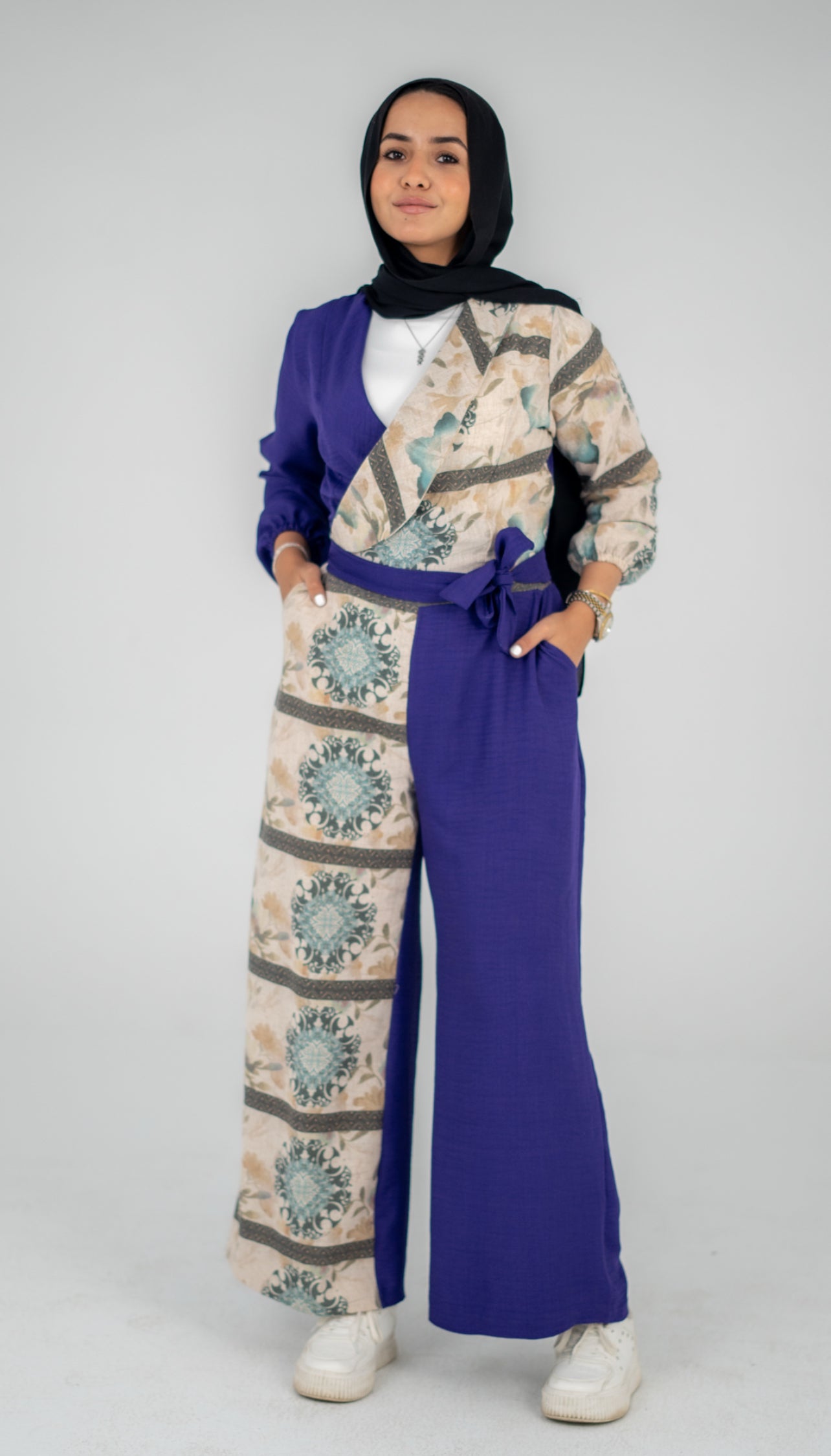 Half & Half Jumpsuit