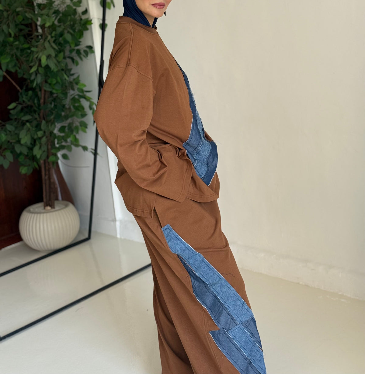 Denim Patchwork set