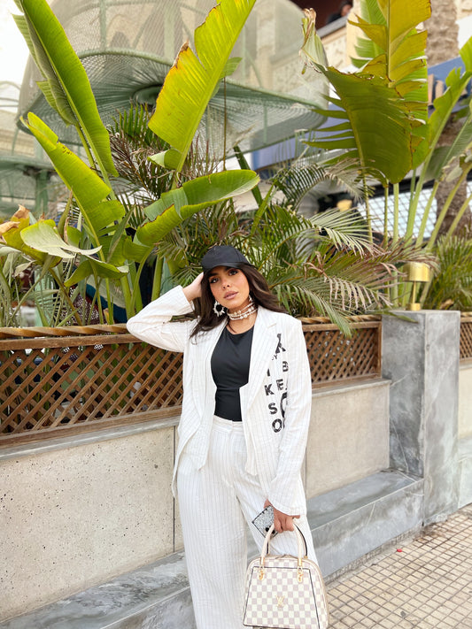 Konsoua Blazer - White