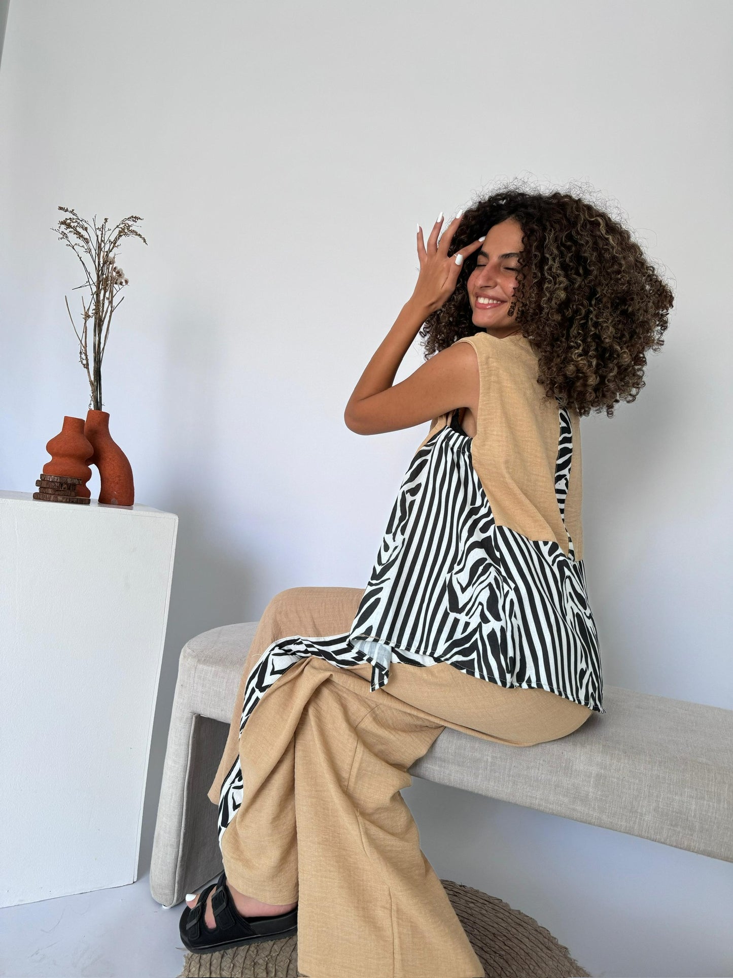 ZebraxStripped Suit