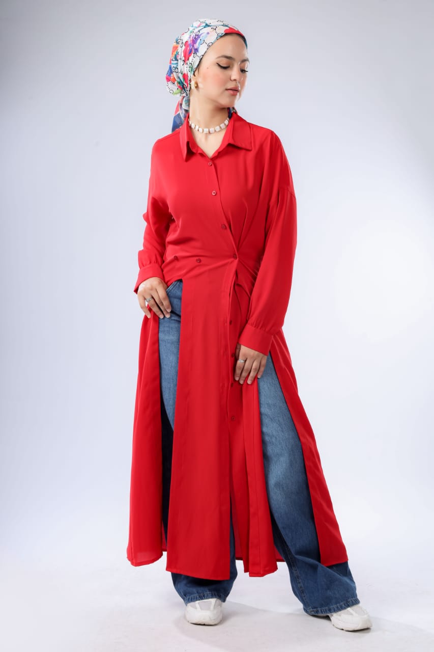 Front-slit Chemise