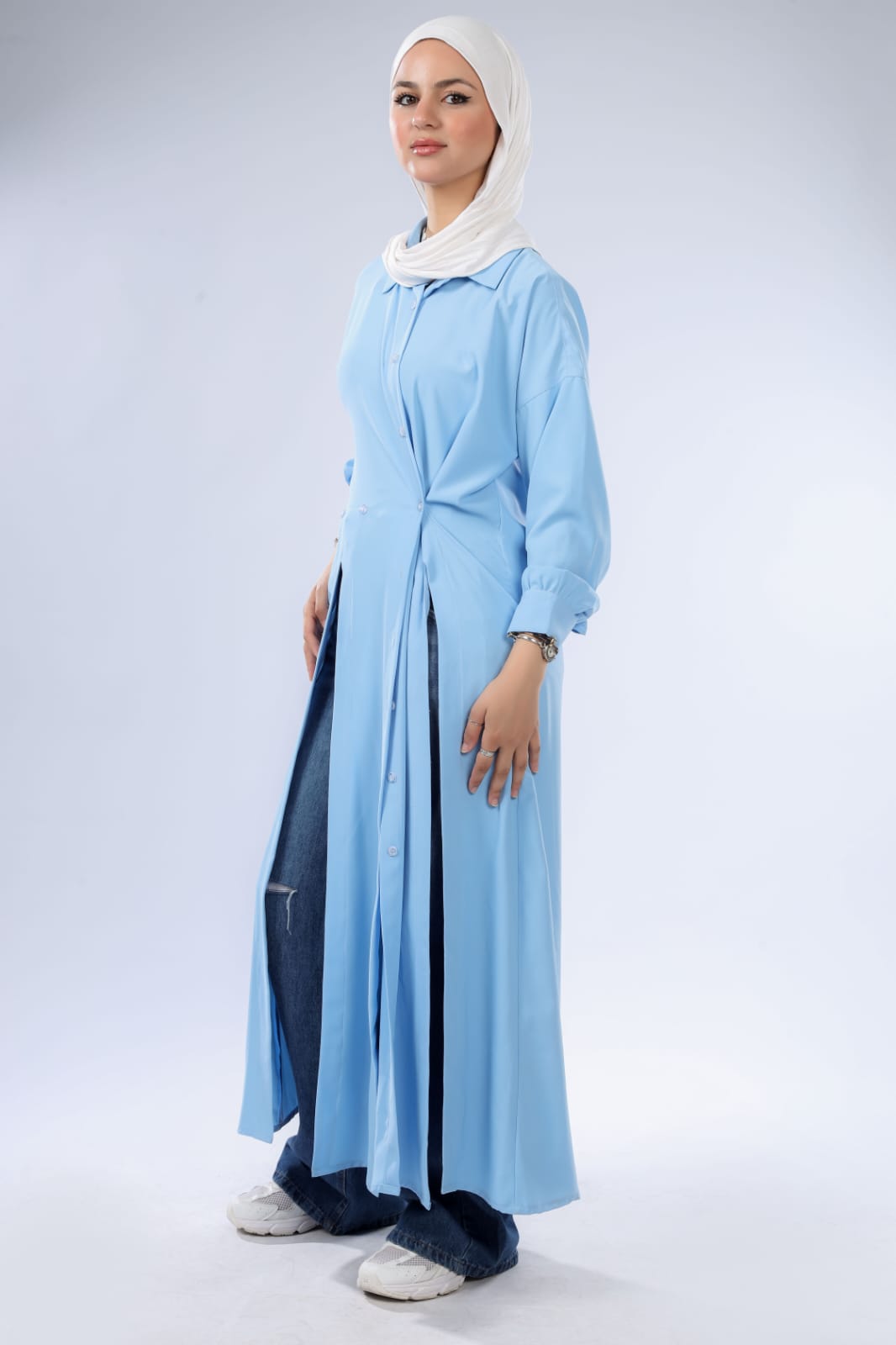Front-slit Chemise