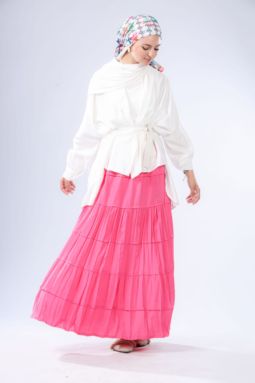 Side-belted Blouse