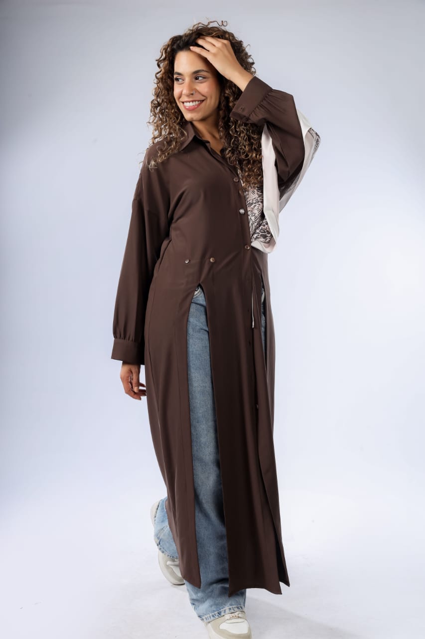 Front-slit Chemise