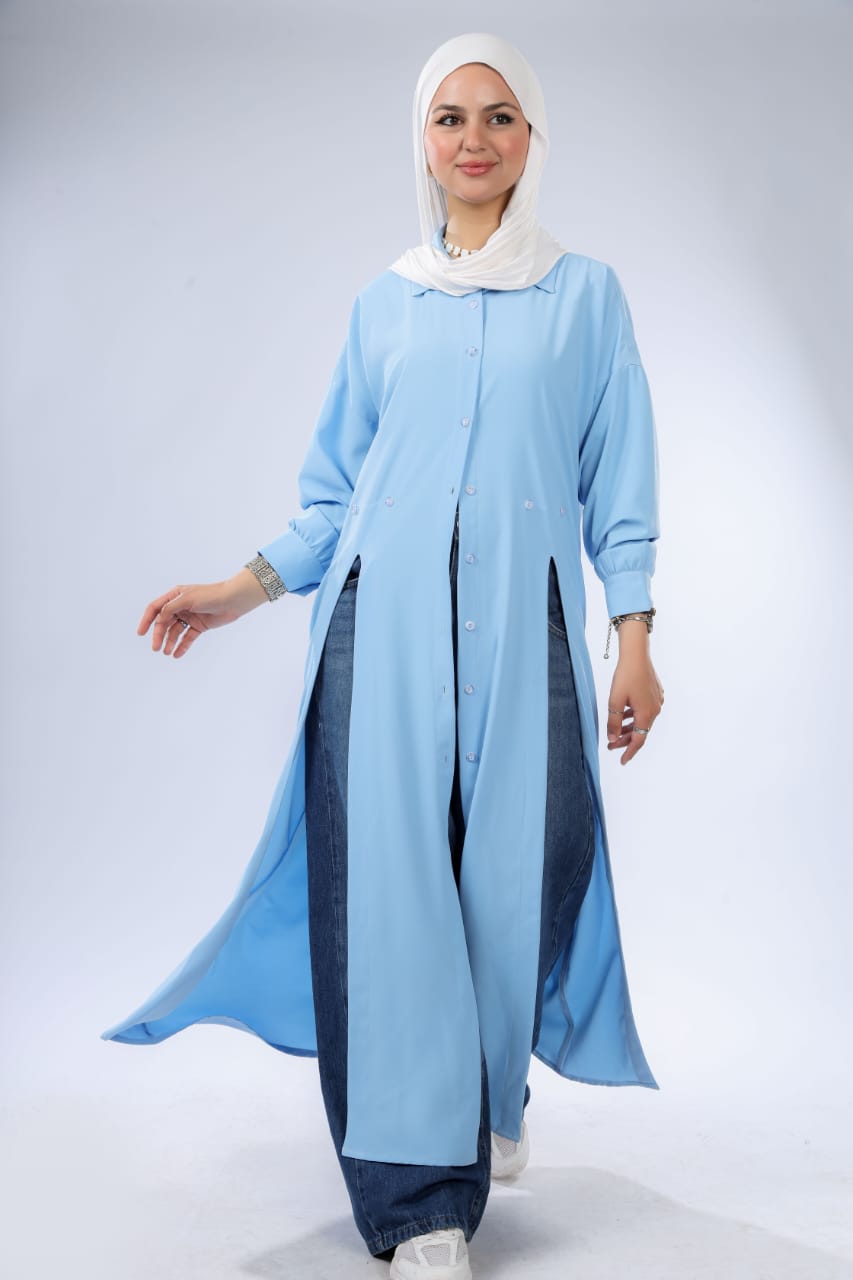 Front-slit Chemise