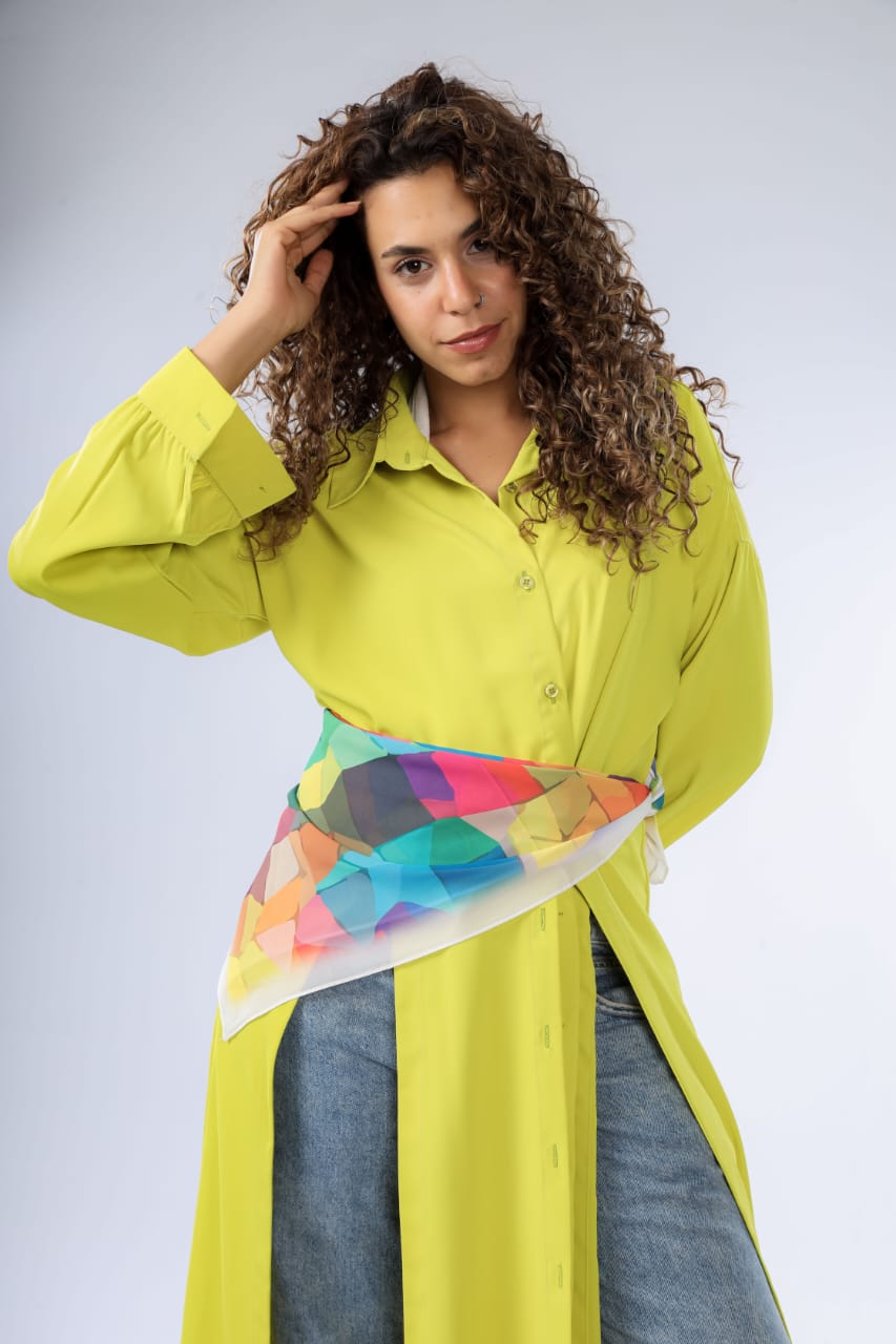 Front-slit Chemise