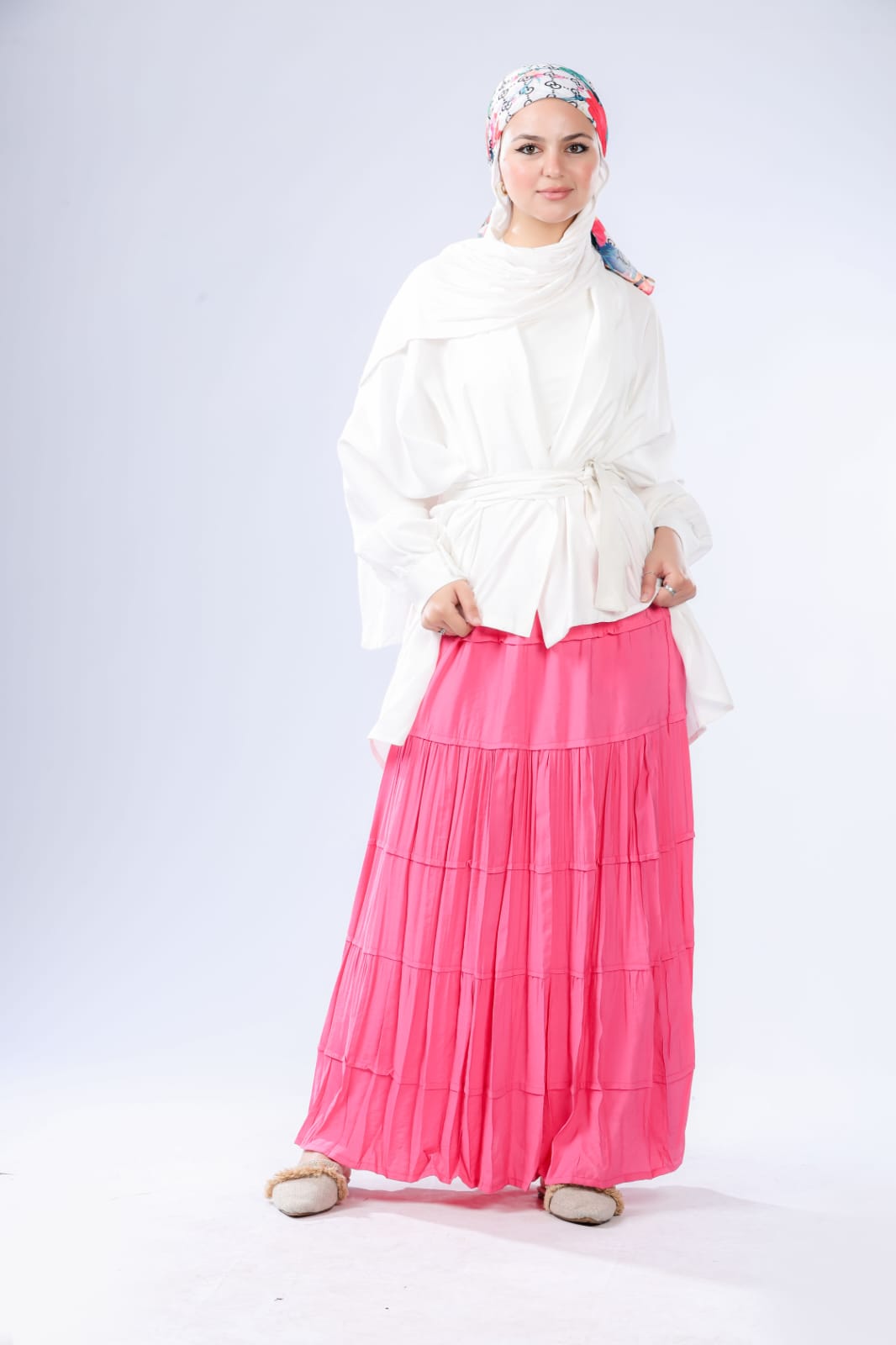 Side-belted Blouse