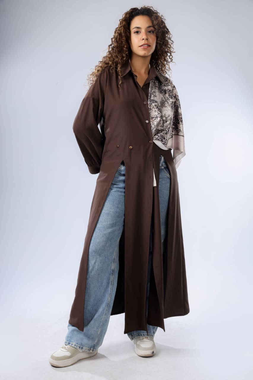 Front-slit Chemise