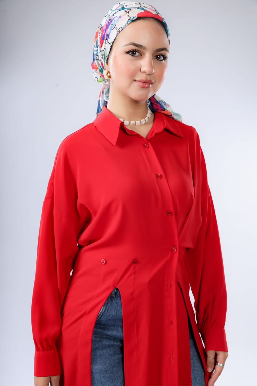 Front-slit Chemise