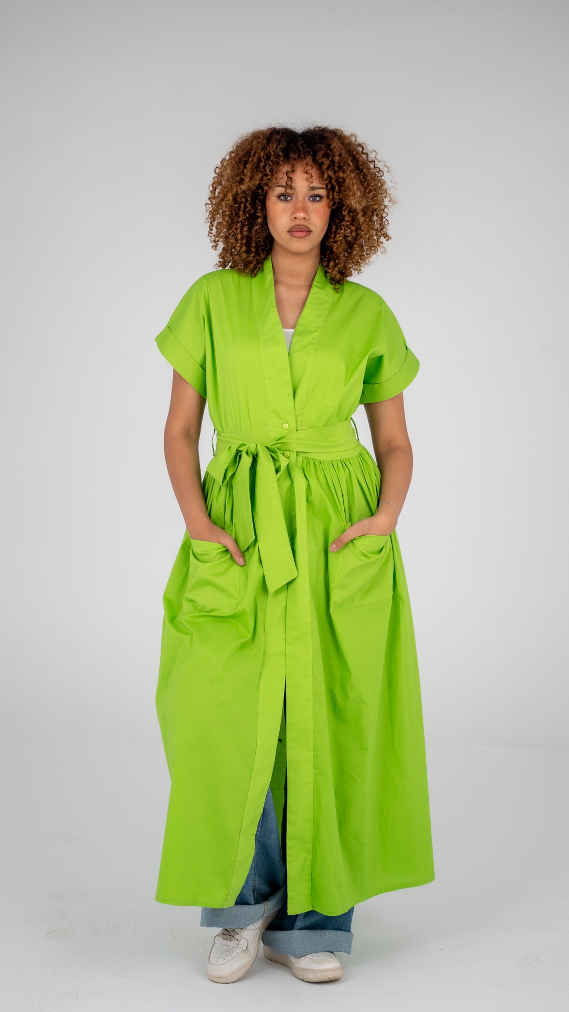Vibrant Half sleeved Dress