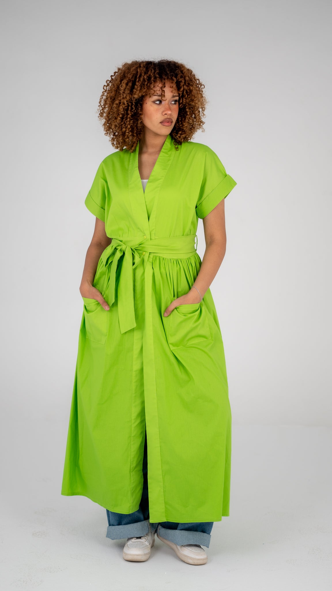 Vibrant Half sleeved Dress