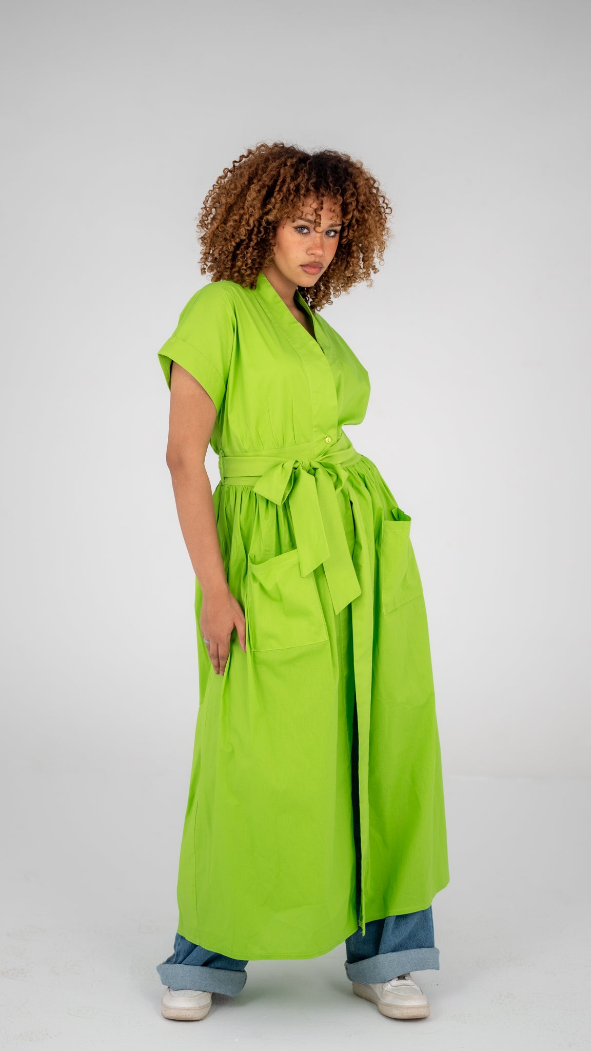 Vibrant Half sleeved Dress