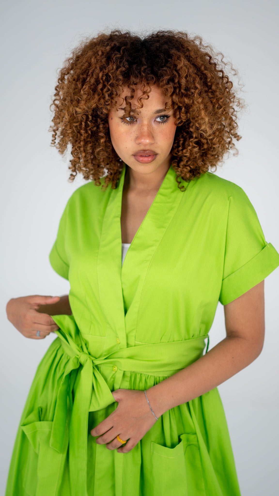 Vibrant Half sleeved Dress