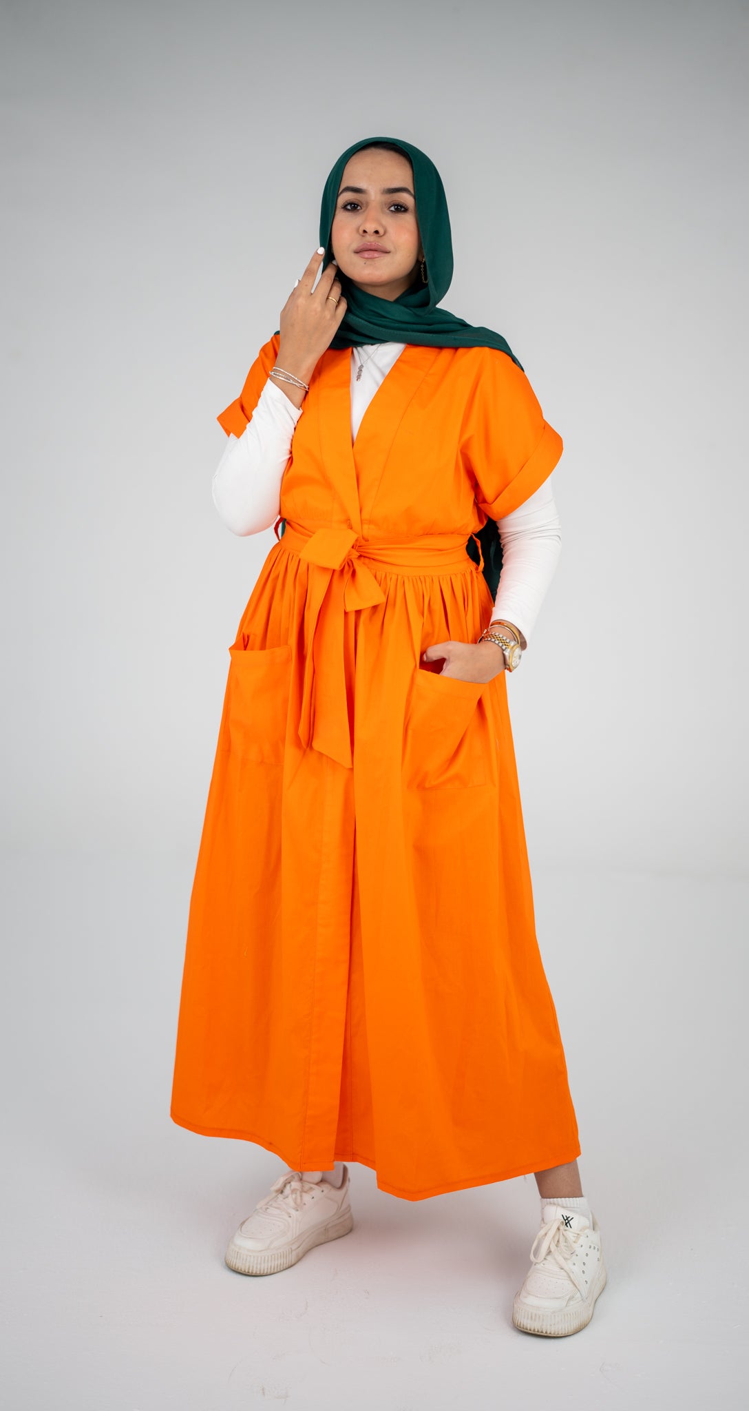 Vibrant Half sleeved Dress