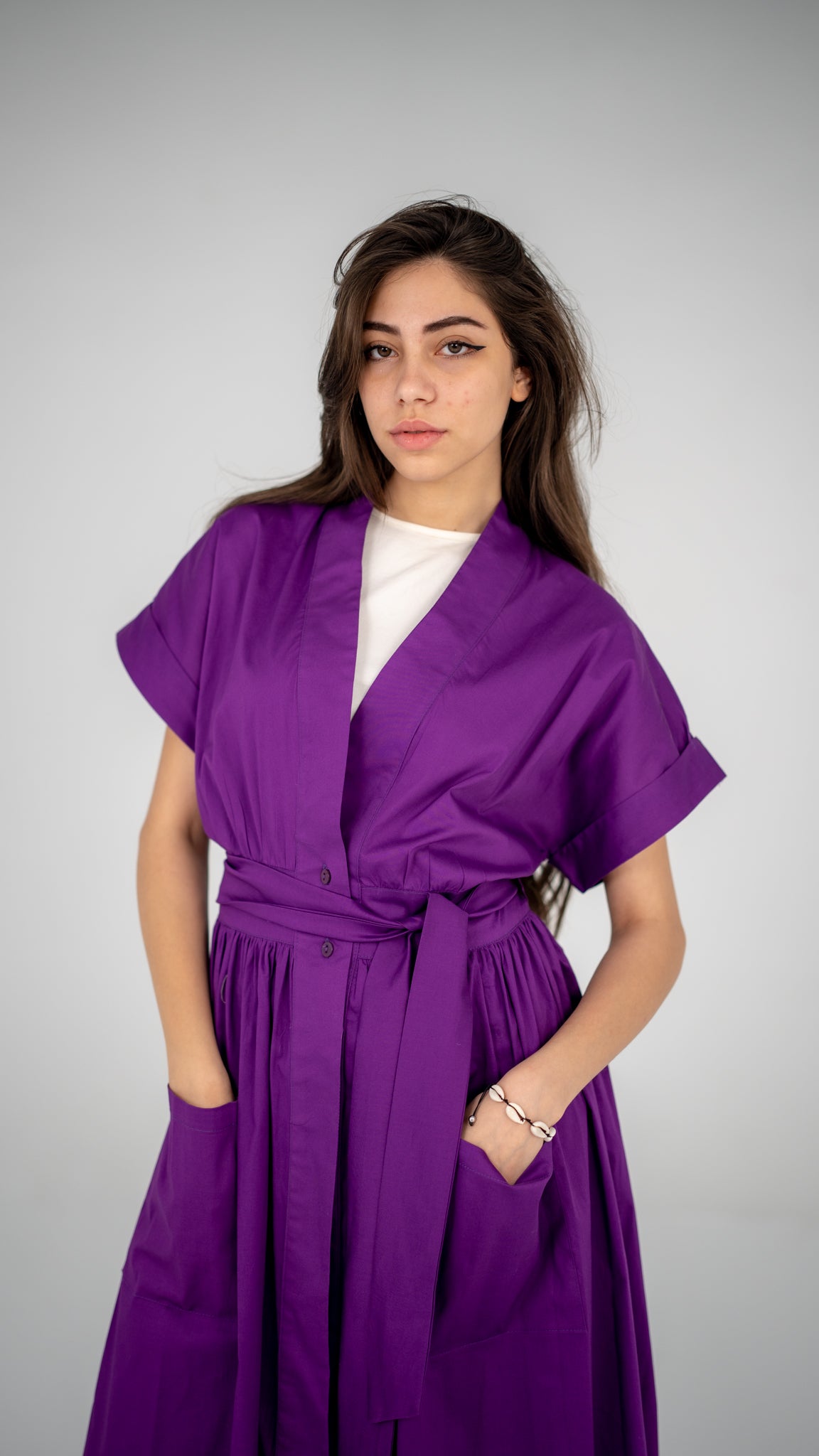 Vibrant Half sleeved Dress