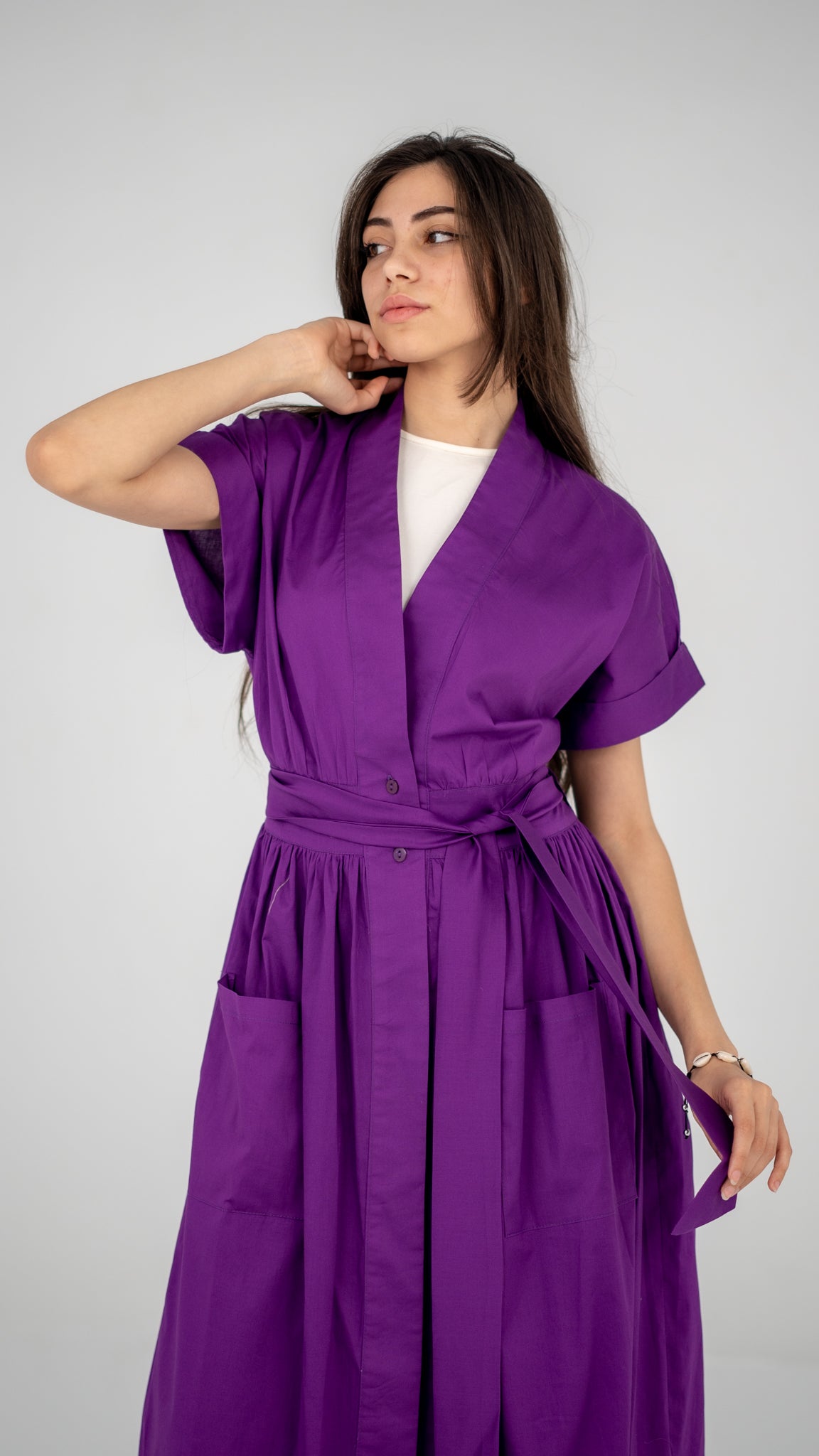Vibrant Half sleeved Dress