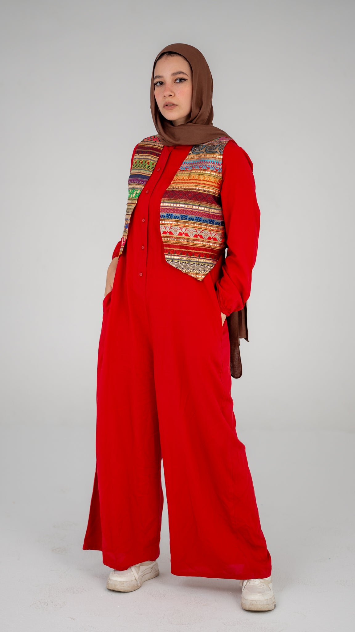 Indian Vest Jumpsuit