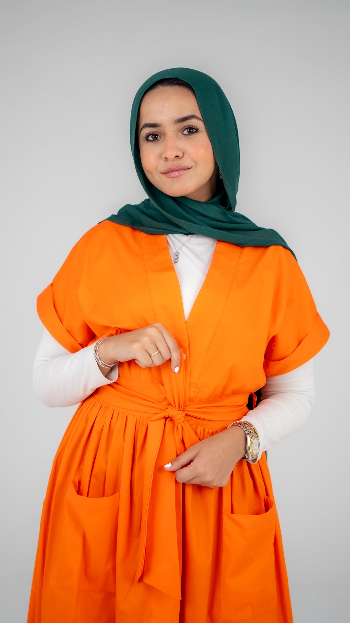 Vibrant Half sleeved Dress